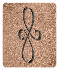 DF35-601-BK-SH-BZ Black Scroll Shimmer Bronze